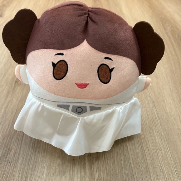Star Wars Cuutopia Plush Princess Leia, Soft Rounded Pillow Doll, , 7-Inch - Picture 1 of 6